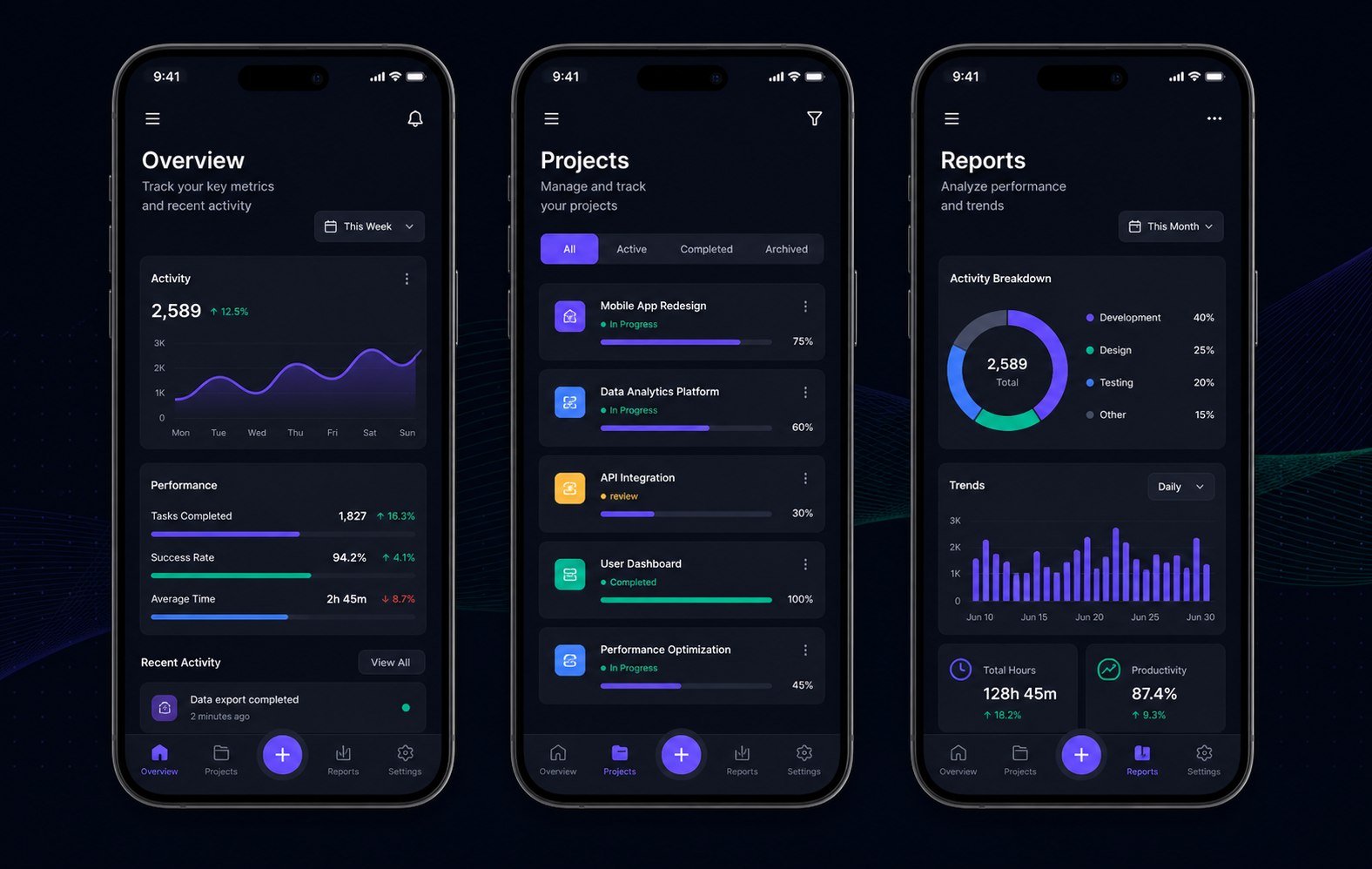 Mobile App Development software interface concept
